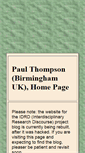 Mobile Screenshot of paulslals.org.uk